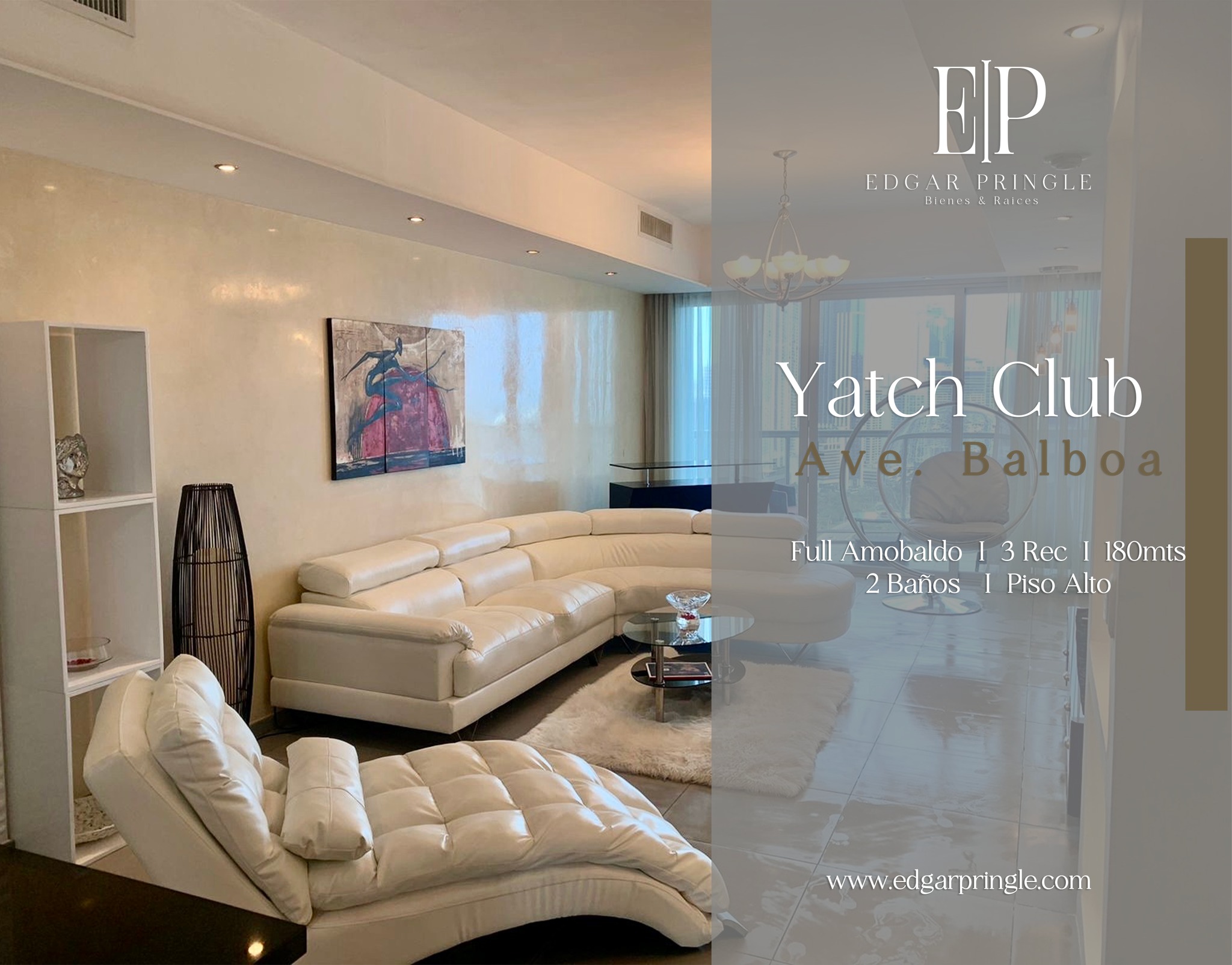 Exclusivo apartamento en Yatch Club, ubicado en la Avenida Balboa!